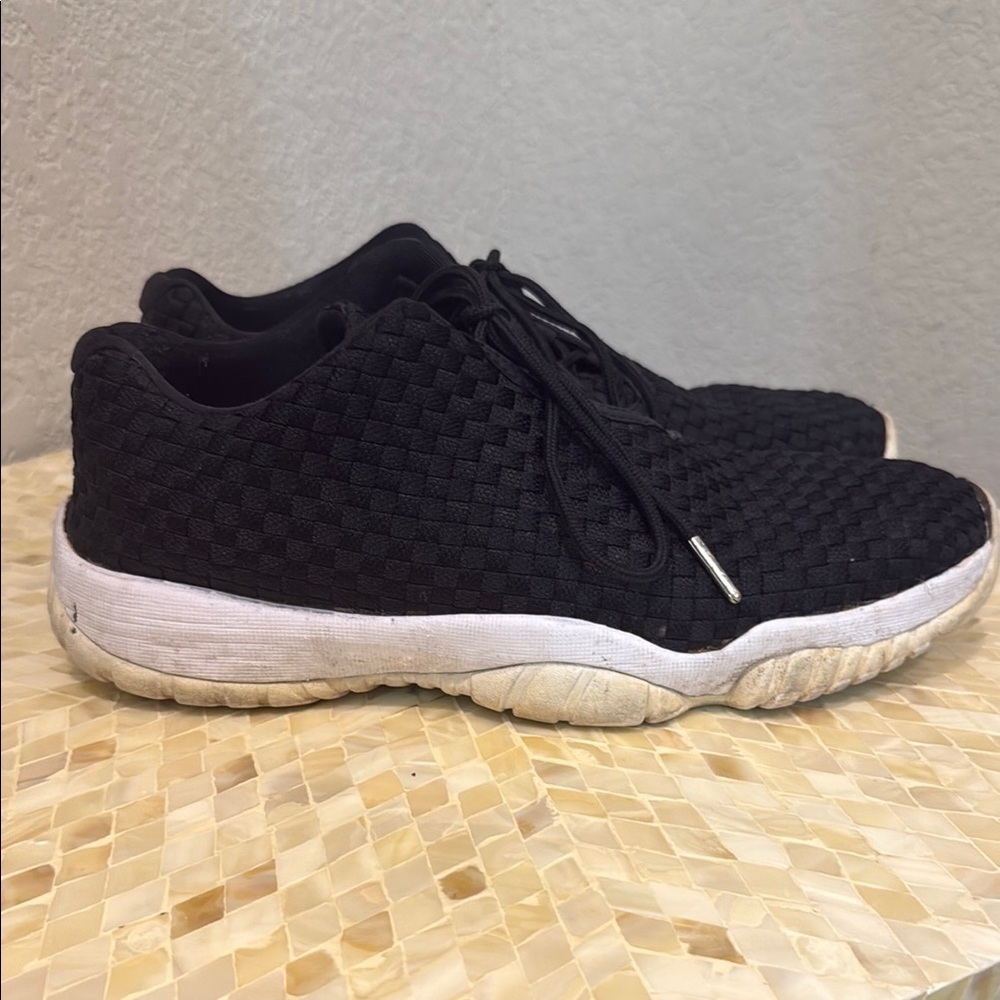 Jordan Future low Men's Black Woven Sneakers size 10.5